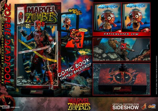 Marvel Zombies Comic Masterpiece Akció Figura 1/6 Zombie Deadpool 31 cm Marvel Zombies Comic Masterpiece Akció Figura 1/6 Zombie Deadpool 31 cm