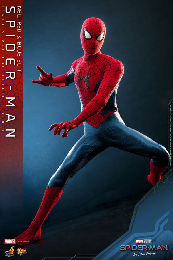 Spider-Man: No Way Home Movie Masterpiece Akció Figura 1/6 Spider-Man (New Red and Blue Suit) 28 cm Spider-Man: No Way Home Movie Masterpiece Akció Figura 1/6 Spider-Man (New Red and Blue Suit) 28 cm