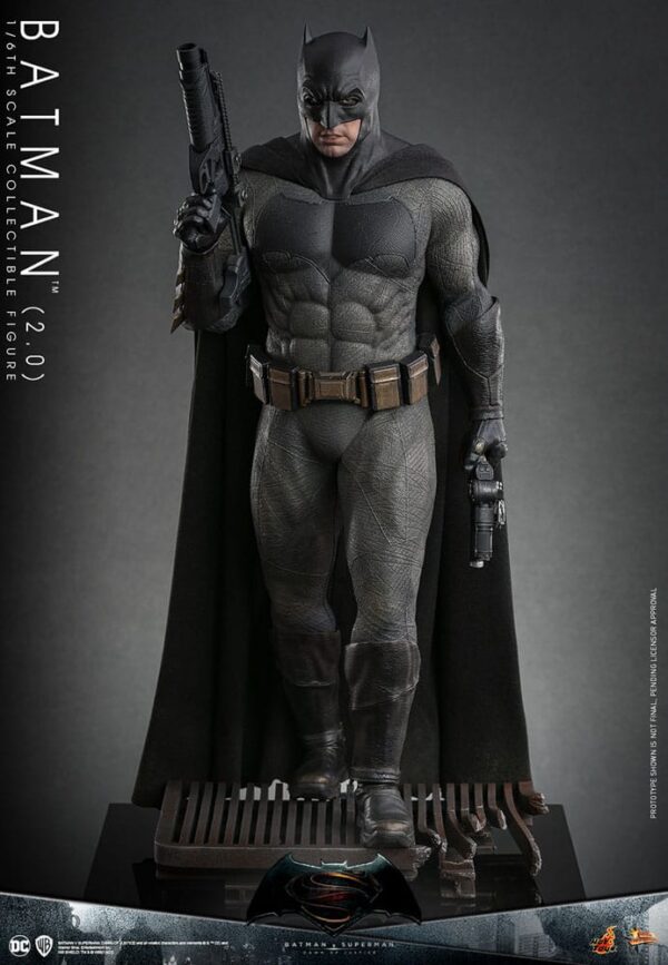 Batman v Superman: Dawn of Justice Movie Masterpiece Akció Figura 1/6 Batman 2.0 32 cm