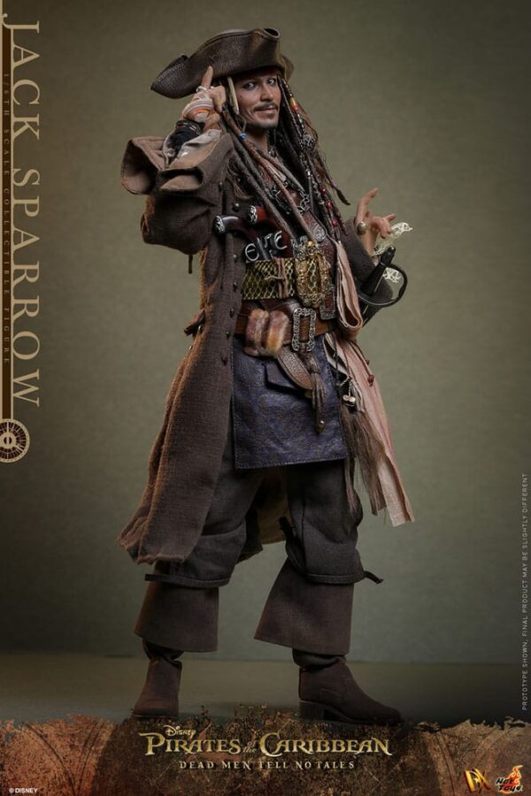 Pirates of the Caribbean: Dead Men Tell No Tales DX Akció Figura 1/6 Jack Sparrow 30 cm