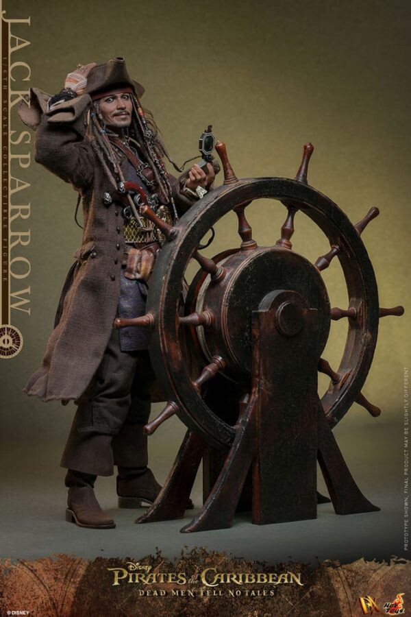 Pirates of the Caribbean: Dead Men Tell No Tales DX Akció Figura 1/6 Jack Sparrow 30 cm