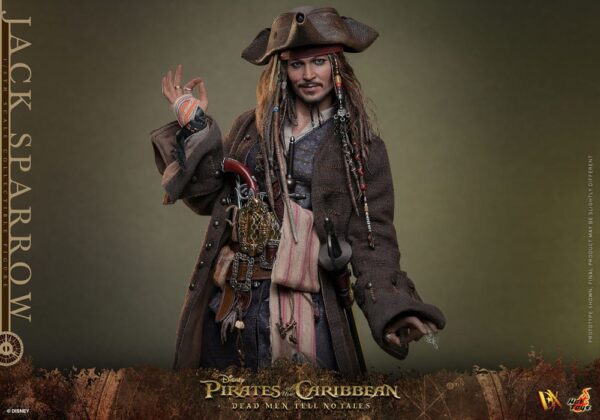 Pirates of the Caribbean: Dead Men Tell No Tales DX Akció Figura 1/6 Jack Sparrow 30 cm