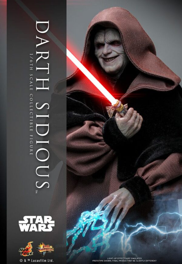 Star Wars Movie Masterpiece Akció Figura 1/6 Darth Sidious 29 cm
