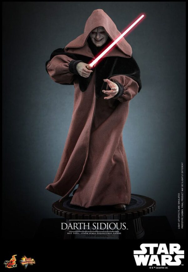Star Wars Movie Masterpiece Akció Figura 1/6 Darth Sidious 29 cm