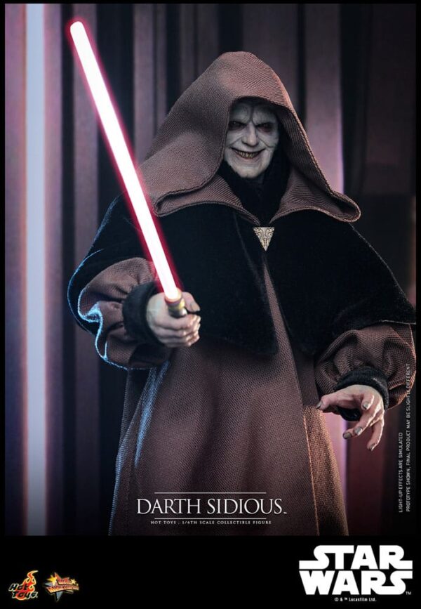 Star Wars Movie Masterpiece Akció Figura 1/6 Darth Sidious 29 cm