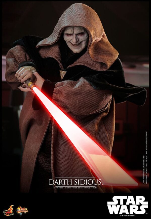 Star Wars Movie Masterpiece Akció Figura 1/6 Darth Sidious 29 cm