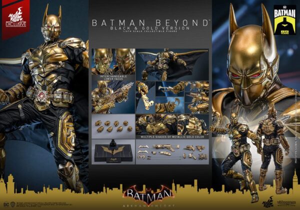 Batman: Arkham Knight Videogame Masterpiece Akció Figura 1/6 Batman Beyond (Black & Gold Version) 32 cm Batman: Arkham Knight Videogame Masterpiece Akció Figura 1/6 Batman Beyond (Black & Gold Version) 32 cm