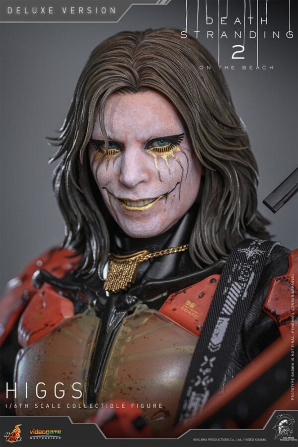 Death Stranding 2: On the Beach Videogame Masterpiece Akció Figura 1/6 Higgs (Deluxe Version) 33 cm