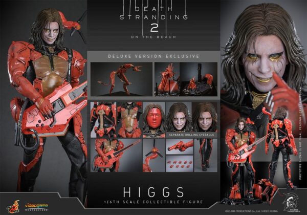 Death Stranding 2: On the Beach Videogame Masterpiece Akció Figura 1/6 Higgs (Deluxe Version) 33 cm