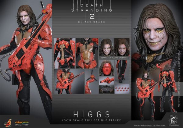 Death Stranding 2: On the Beach Videogame Masterpiece Akció Figura 1/6 Higgs 33 cm