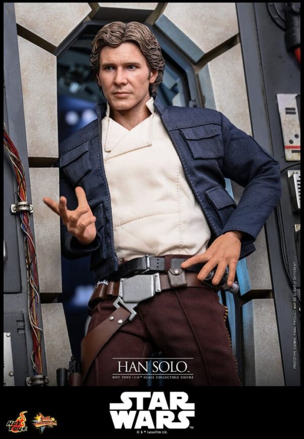 Star Wars Episode V Movie Masterpiece Akció Figura 1/6 Han Solo 31 cm