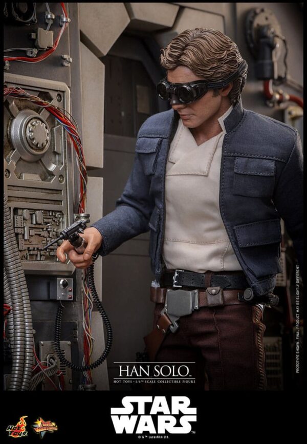 Star Wars Episode V Movie Masterpiece Akció Figura 1/6 Han Solo 31 cm