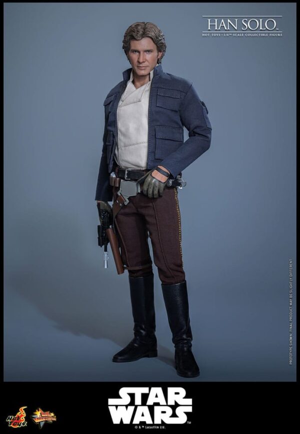 Star Wars Episode V Movie Masterpiece Akció Figura 1/6 Han Solo 31 cm