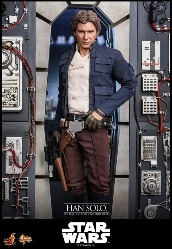 Star Wars Episode V Movie Masterpiece Akció Figura 1/6 Han Solo 31 cm