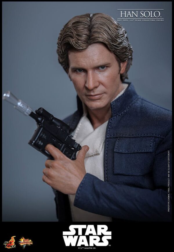 Star Wars Episode V Movie Masterpiece Akció Figura 1/6 Han Solo 31 cm