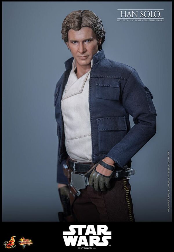 Star Wars Episode V Movie Masterpiece Akció Figura 1/6 Han Solo 31 cm