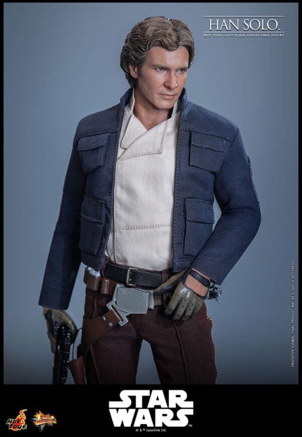Star Wars Episode V Movie Masterpiece Akció Figura 1/6 Han Solo 31 cm