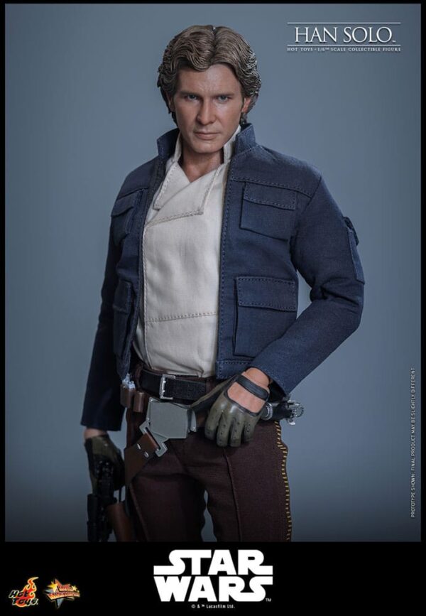 Star Wars Episode V Movie Masterpiece Akció Figura 1/6 Han Solo 31 cm