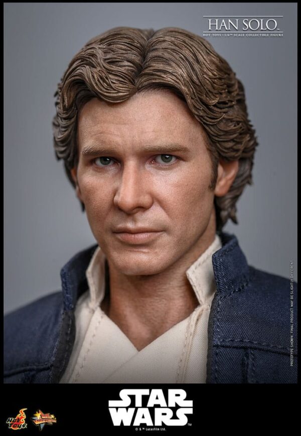 Star Wars Episode V Movie Masterpiece Akció Figura 1/6 Han Solo 31 cm