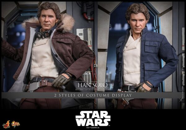 Star Wars Episode V Movie Masterpiece Akció Figura 1/6 Han Solo 31 cm
