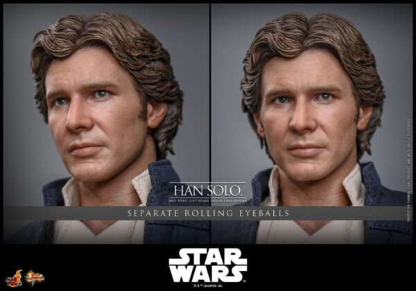Star Wars Episode V Movie Masterpiece Akció Figura 1/6 Han Solo 31 cm
