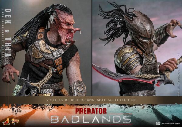 Predator: Badlands Movie Masterpiece Akció Figura 1/6 Dek & Thia 30 cm