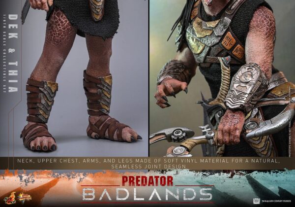 Predator: Badlands Movie Masterpiece Akció Figura 1/6 Dek & Thia 30 cm
