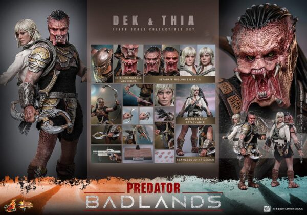 Predator: Badlands Movie Masterpiece Akció Figura 1/6 Dek & Thia 30 cm
