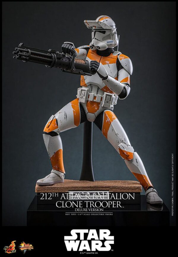 Star Wars: The Clone Wars Akció Figura 1/6 212th Attack Battalion Clone Trooper Deluxe Version 30 cm