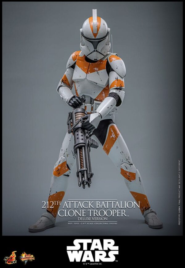 Star Wars: The Clone Wars Akció Figura 1/6 212th Attack Battalion Clone Trooper Deluxe Version 30 cm