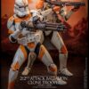 Star Wars: The Clone Wars Akció Figura 1/6 212th Attack Battalion Clone Trooper Deluxe Version 30 cm