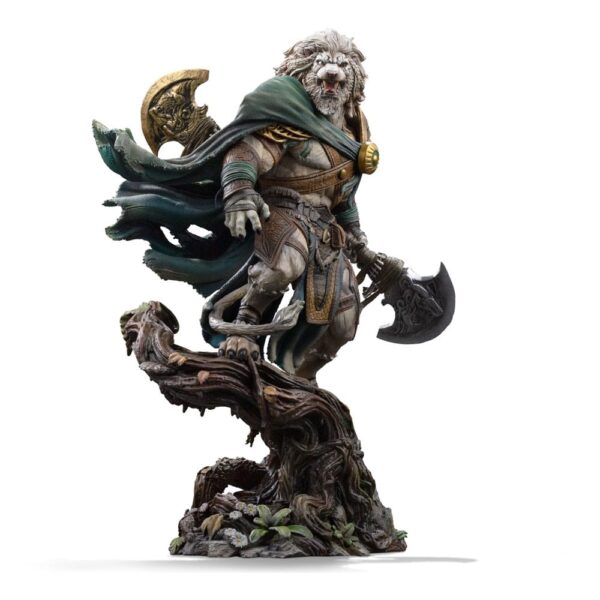 Magic The Gathering Art Scale Szobor 1/10 Ajani Goldmane 26 cm