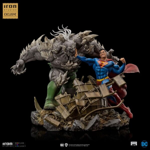 DC Comics BDS Art Scale Szobor 1/10 Superman vs Doomsday heo EU Exclusive 30 cm