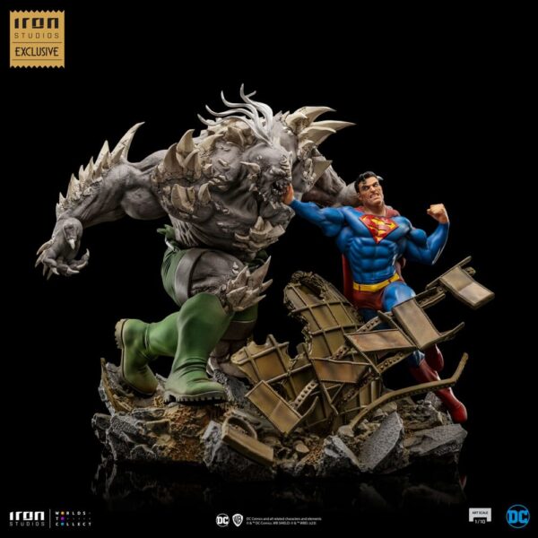 DC Comics BDS Art Scale Szobor 1/10 Superman vs Doomsday heo EU Exclusive 30 cm