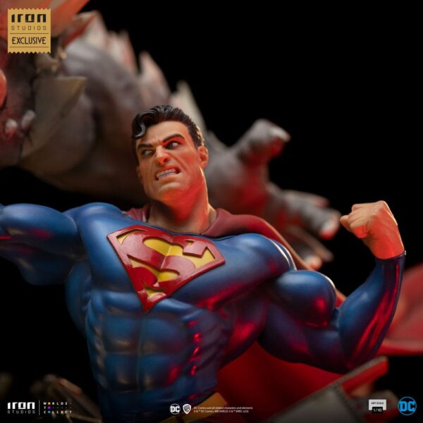 DC Comics BDS Art Scale Szobor 1/10 Superman vs Doomsday heo EU Exclusive 30 cm