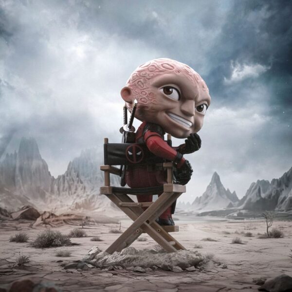 Deadpool & Wolverine Mini Co. PVC Figura Deadpool Unmasked 13 cm