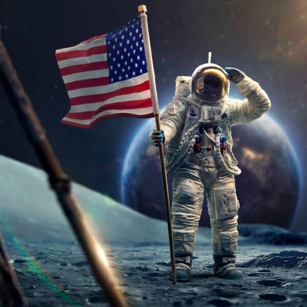 NASA Art Scale Szobor 1/10 Apollo 11 Astronaut 23 cm