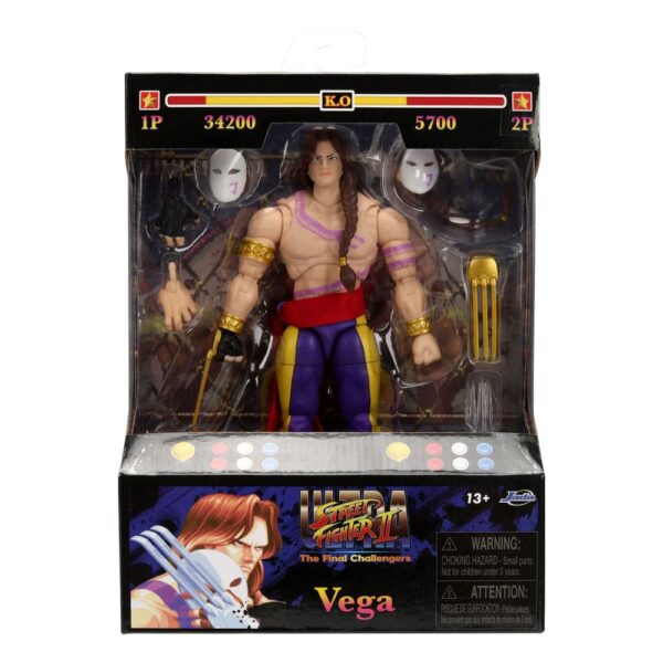 Ultra Street Fighter II: The Final Challengers Akció Figura 1/12 Vega 15 cm