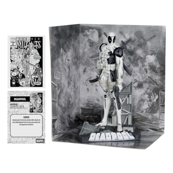 Marvel Collection PVC Szobor 1/10 Deadpool (The New Mutants #98) (Line Art) (Gold Label) 17 cm Marvel Collection PVC Szobor 1/10 Deadpool (The New Mutants #98) (Line Art) (Gold Label) 17 cm