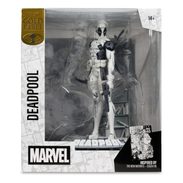 Marvel Collection PVC Szobor 1/10 Deadpool (The New Mutants #98) (Line Art) (Gold Label) 17 cm Marvel Collection PVC Szobor 1/10 Deadpool (The New Mutants #98) (Line Art) (Gold Label) 17 cm