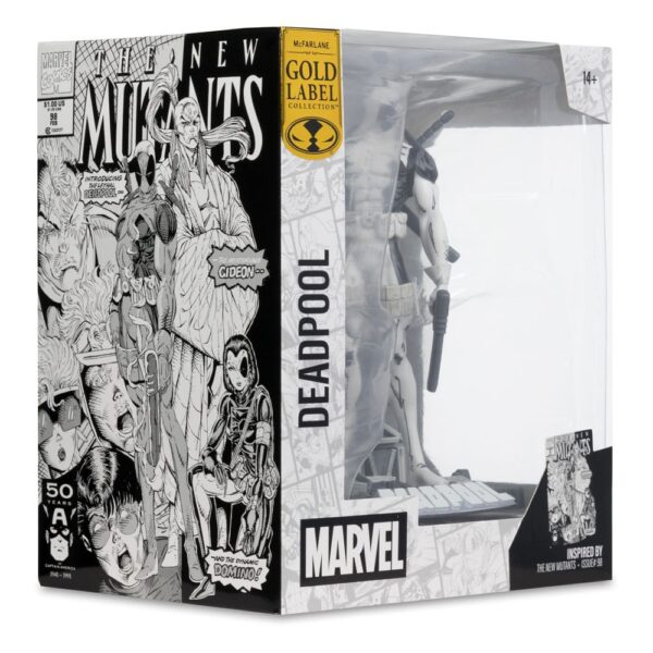 Marvel Collection PVC Szobor 1/10 Deadpool (The New Mutants #98) (Line Art) (Gold Label) 17 cm Marvel Collection PVC Szobor 1/10 Deadpool (The New Mutants #98) (Line Art) (Gold Label) 17 cm