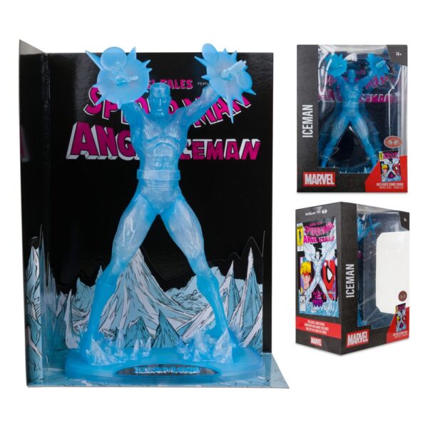 Marvel Collection PVC Szobor 1/6 Iceman (Marvel Tales #229) (Red Platinum Edition) 29 cm