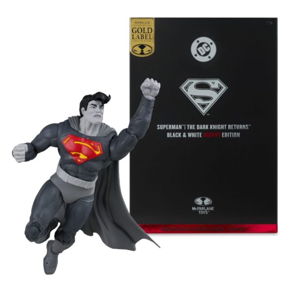 DC Multiverse Akció Figura Superman (The Dark Knight Returns) (Black & White Accent Edition) (Gold Label) 18 cm DC Multiverse Akció Figura Superman (The Dark Knight Returns) (Black & White Accent Edition) (Gold Label) 18 cm
