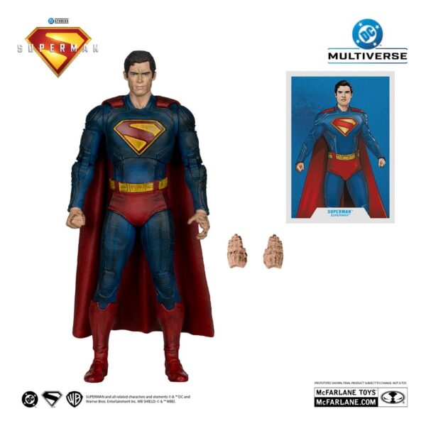 Superman (2025) DC Multiverse Akció Figura Superman (Battle Damaged) (Gold Label) 18 cm