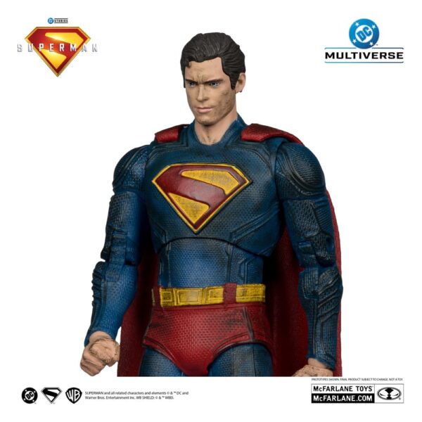 Superman (2025) DC Multiverse Akció Figura Superman (Battle Damaged) (Gold Label) 18 cm