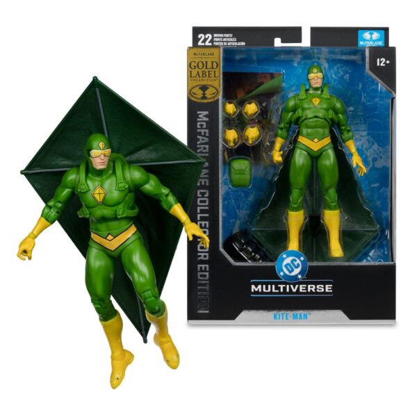 Batman Rogues DC Multiverse McFarlane Collector Edition Akció Figura #43 Kite Man (Gold Label) 21 cm Batman Rogues DC Multiverse McFarlane Collector Edition Akció Figura #43 Kite Man (Gold Label) 21 cm