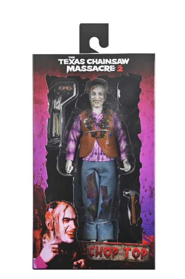 Texas Chainsaw Massacre 2 Clothed Akció Figura Chop Top 20 cm Texas Chainsaw Massacre 2 Clothed Akció Figura Chop Top 20 cm