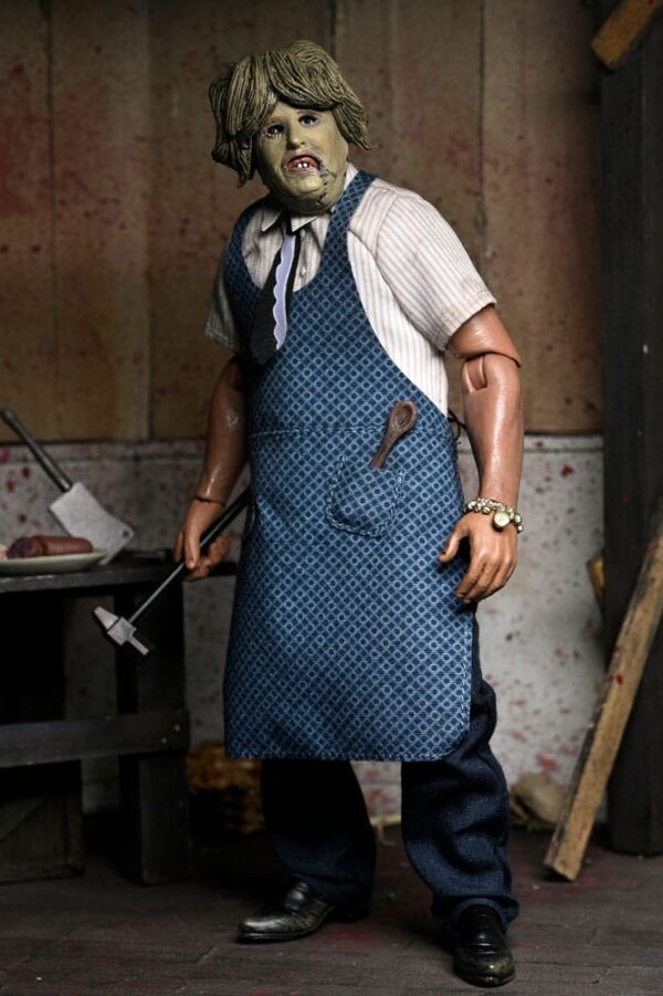 Texas Chainsaw Massacre Clothed Akció Figura Leatherface with Old Lady Mask 20 cm Texas Chainsaw Massacre Clothed Akció Figura Leatherface with Old Lady Mask 20 cm