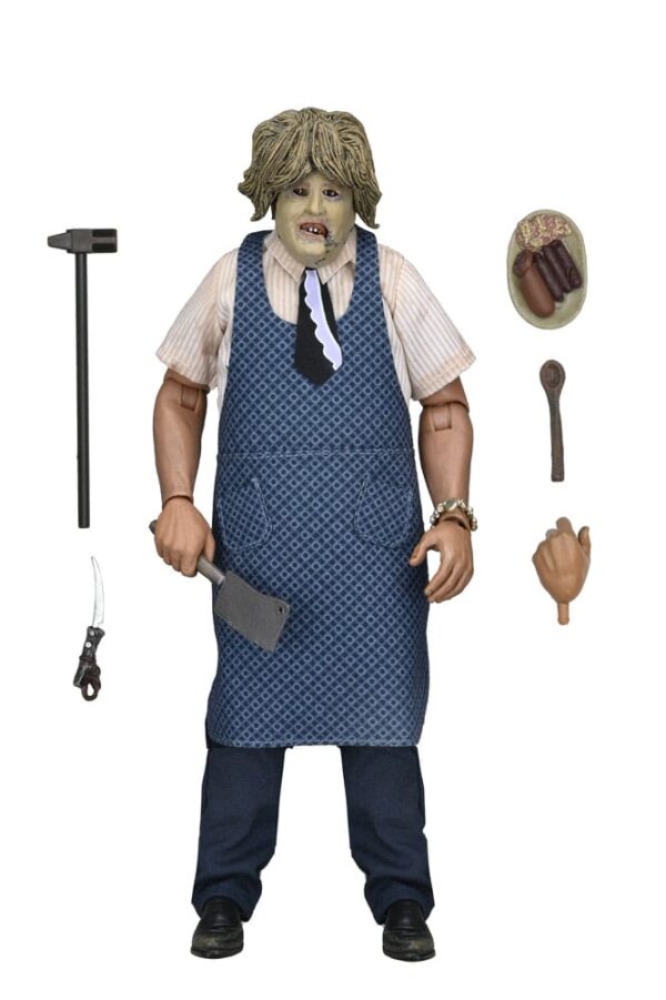 Texas Chainsaw Massacre Clothed Akció Figura Leatherface with Old Lady Mask 20 cm Texas Chainsaw Massacre Clothed Akció Figura Leatherface with Old Lady Mask 20 cm