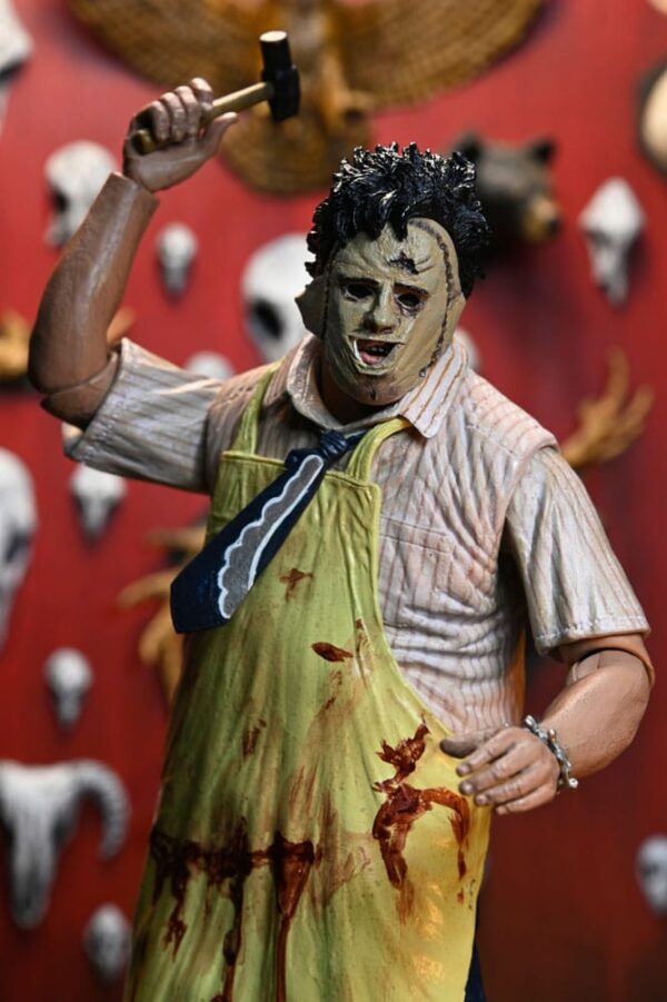 Texas Chainsaw Massacre Clothed Akció Figura Leatherface 50th Anniversary 20 cm